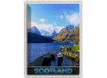 Vianmo Insegna Di Latta 40X30 Cm Schottland Insel Gebirge Schnee Trip