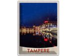 Vianmo Insegna Di Latta 40X30 Cm Tampere Finnland Europa Stadt Abend