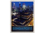 Vianmo Insegna Di Latta 40X30 Cm Singapur Stadt Asien Hochhaus Indien