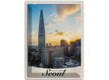 Vianmo Insegna Di Latta 40X30 Cm Seoul SüD Korea Architektur Stadt