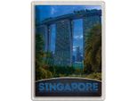 Vianmo Insegna Di Latta 40X30 Cm Singapur Asien Architektur Hochhaus