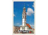 Vianmo Insegna In Legno 18X12 Cm Augsburg Perlachturm