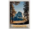 Vianmo Insegna Di Latta 40X30 Cm Yosemite Amerika Natur BäUme Gebirge