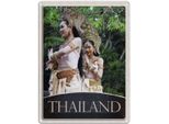 Vianmo Insegna Di Latta 40X30 Cm Thailand Tropen Natur Frau Religion