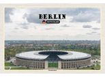 Vianmo Insegna In Legno 12X18 Cm Berlin Olympiastadion
