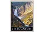 Vianmo Insegna Di Latta 40X30 Cm Yellowstone Wasserfall Fluss Natur