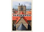 Vianmo Insegna In Legno 18X12 Cm Braunschweig Dom Kirche