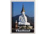 Vianmo Insegna Di Latta 40X30 Cm Thailand Natur Wald Tempel Gott