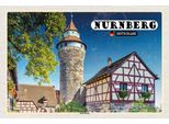 Vianmo Insegna In Legno 12X18 Cm NüRnbergkaiserburg