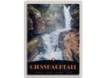 Vianmo Insegna Di Latta 40X30 Cm Giessbachfall Schweiz Wasserfall Natur