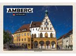 Vianmo Insegna In Legno 12X18 Cm Amberg Historisches Rathaus
