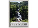 Vianmo Insegna Di Latta 40X30 Cm Giessbachfall Wasserfall Gebirge Natur