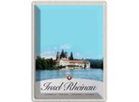 Vianmo Insegna Di Latta 40X30 Cm Insel Rheinau Europa Kirche
