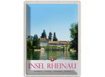 Vianmo Insegna Di Latta 40X30 Cm Insel Rheinau Schweiz Kirche