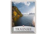 Vianmo Insegna Di Latta 40X30 Cm Traunsee ÖSterreich See Natur