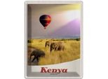 Vianmo Insegna Di Latta 40X30 Cm Kenia Afrika Elefanten HeißLuftballon