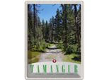 Vianmo Insegna Di Latta 40X30 Cm Tamangur Schweiz Natur Wald BäUme