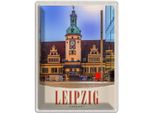 Vianmo Insegna Di Latta 40X30 Cm Leipzig Deutschland Kirche Architektur