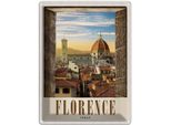 Vianmo Insegna Di Latta 40X30 Cm Florence Altstadt Kirche Architektur