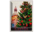 Vianmo Insegna Di Latta 40X30 Cm Lettland Europa Weihnachten Winter