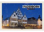 Vianmo Insegna In Legno 12X18 Cm Paderborn Rathaus Altstadt