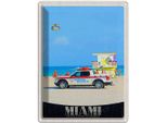 Vianmo Insegna Di Latta 40X30 Cm Miami Usa Amerika Ozeanrettung Wagen