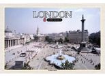 Vianmo Insegna In Legno 12X18 Cm Trafalgar Square London Uk