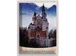 Vianmo Insegna Di Latta 40X30 Cm Neuschwanstein Schloss Deutschland