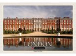 Vianmo Insegna In Legno 12X18 Cm Hampton Court Palace London