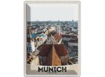 Vianmo Insegna Di Latta 40X30 Cm MüNchen Altstadt Deutschland Kirche