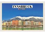 Vianmo Insegna In Legno 12X18 Cm Innsbruck ÖSterreich HöTting Berge