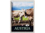 Vianmo Insegna Di Latta 40X30 Cm ÖSterreich Tiere Weide Natur Gebirge