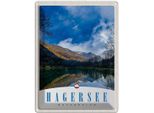 Vianmo Insegna Di Latta 40X30 Cm Hagersee ÖSterreich Europa Natur Wald