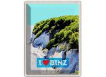 Vianmo Insegna Di Latta 40X30 Cm Binz Deutschland Natur Strand WäLder