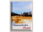 Vianmo Insegna Di Latta 40X30 Cm Timmendorfer Strand Leuchtturm Rot