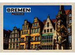 Vianmo Insegna In Legno 12X18 Cm Bremen Altstadt