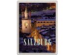 Vianmo Insegna Di Latta 40X30 Cm Salzburg ÖSterreich Kirche Altstadt