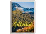 Vianmo Insegna Di Latta 40X30 Cm Zillertal ÖSterreich Natur Berg WäLder