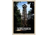 Vianmo Insegna In Legno 18X12 Cm Frankfurt Goetheturm