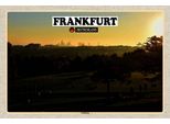 Vianmo Insegna In Legno 12X18 Cm Frankfurt Lohrberg Ausblick Park