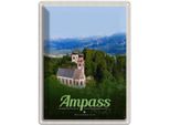 Vianmo Insegna Di Latta 40X30 Cm Ampass ÖSterreich Kirche Im Wald Natur