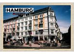 Vianmo Insegna In Legno 12X18 Cm Hamburg Sternschanze Altstadt