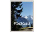 Vianmo Insegna Di Latta 40X30 Cm Pinzgau WäLder Natur Wanderung Berge
