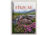 Vianmo Insegna Di Latta 40X30 Cm Pinzgau ÖSterreich Blumen Natur Berge