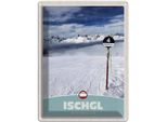 Vianmo Insegna Di Latta 40X30 Cm Ischgl ÖStereich Schnee Berge