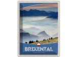 Vianmo Insegna Di Latta 40X30 Cm Brixental ÖSterreich Himmel WäLder