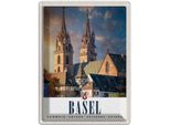 Vianmo Insegna Di Latta 40X30 Cm Basel Schweiz Kirche Architekur