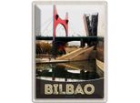 Vianmo Insegna Di Latta 40X30 Cm Bilbao Spanien BrüCke
