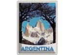 Vianmo Insegna Di Latta 40X30 Cm Argentinien Gebirge Wanderung