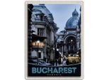 Vianmo Insegna Di Latta 40X30 Cm Bukarest RomäNien Stadt Architektur